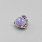 Solar Dragon Fire Opal OP38 Purple F136 Titanium piercing top