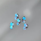 Nebula Eclipse Opal F136 Titanium piercing top detail 5