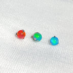 Nebula Eclipse Opal F136 Titanium piercing top detail 6