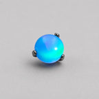 Nebula Eclipse Opal AN305 Aqua Blue F136 Titanium piercing top
