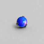 Nebula Eclipse Opal AN374 Violet F136 Titanium piercing top