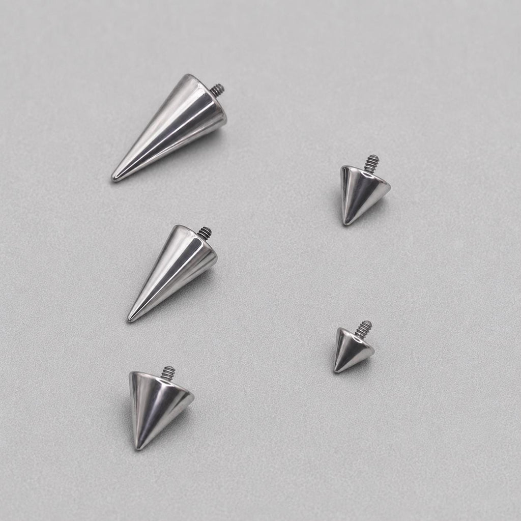 Multi-Fit Spike End F136 Titanium piercing top detail 10