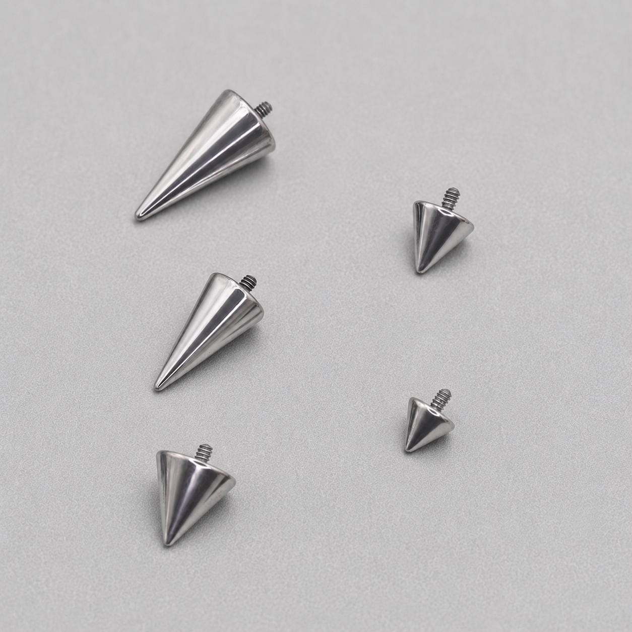 Multi-Fit Spike End F136 Titanium piercing top detail 10