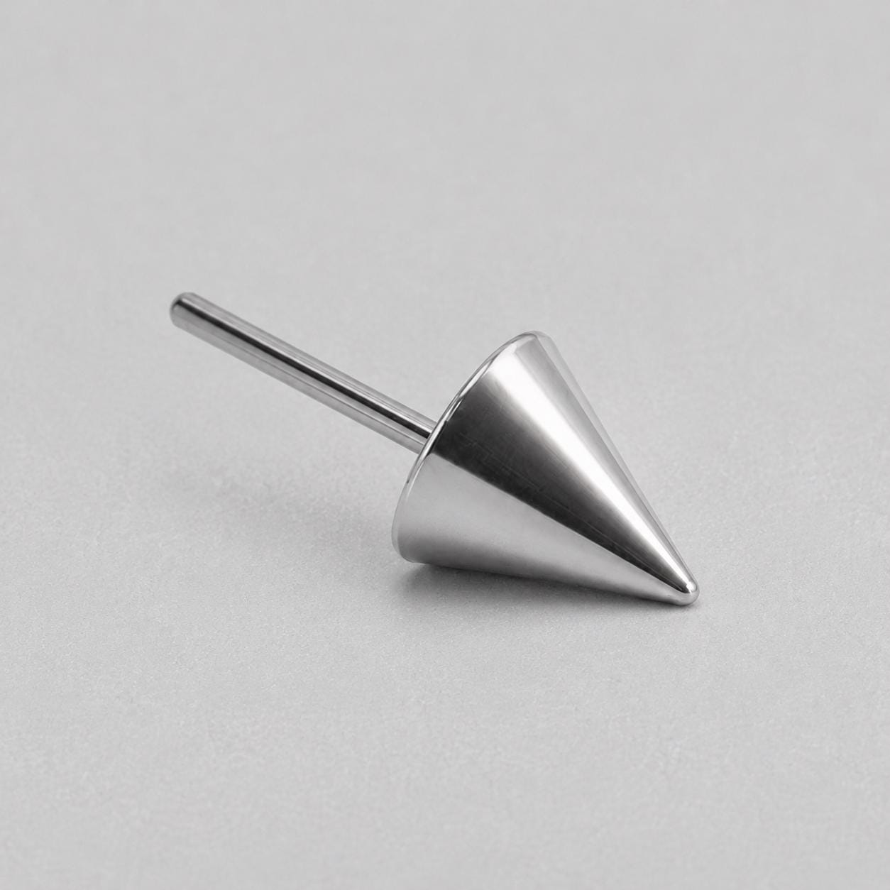 Multi-Fit Spike End Push Pin｜20G/18G/16G F136 Titanium piercing top
