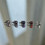 Dragon-Claw Crystal Ball F136 Titanium piercing top detail 3