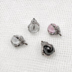 Dragon-Claw Crystal Ball F136 Titanium piercing top detail 6
