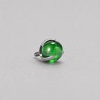 Prism Zircon Ball Green F136 Titanium piercing top