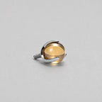 Prism Zircon Ball Champagne F136 Titanium piercing top