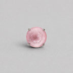 Round-Cut CZ Light Pink F136 Titanium piercing top