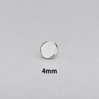 ETSY 4558636616 | IMAGE 6 | Polished Flat Disc Titanium Piercing Top