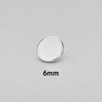 ETSY 4558636616 | IMAGE 8 | Polished Flat Disc Titanium Piercing Top