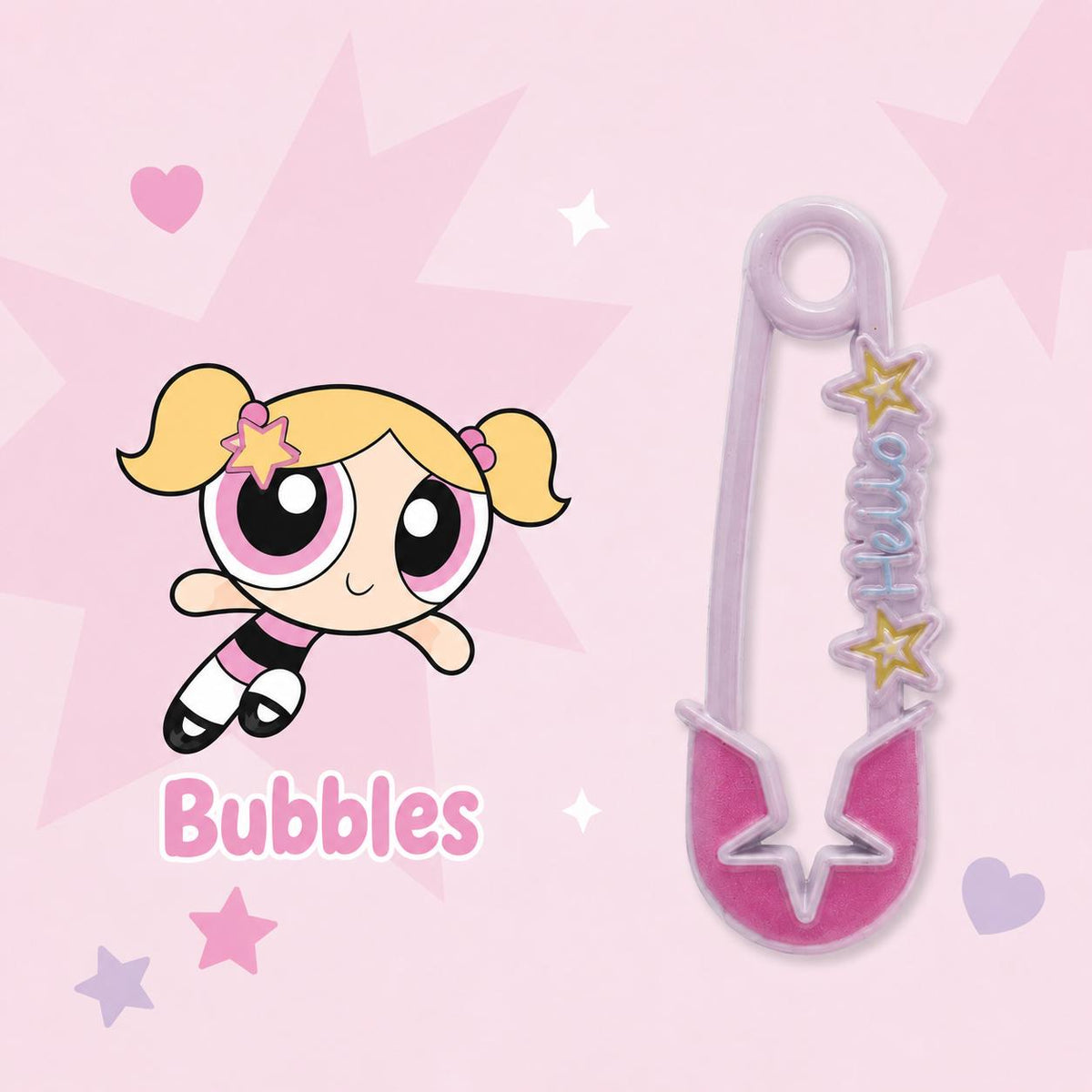 Safety Pin Charm Hoop detail 9