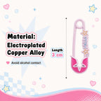 Safety Pin Charm Hoop detail 18