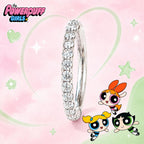 Crystal Pavé Clicker Ring detail 2
