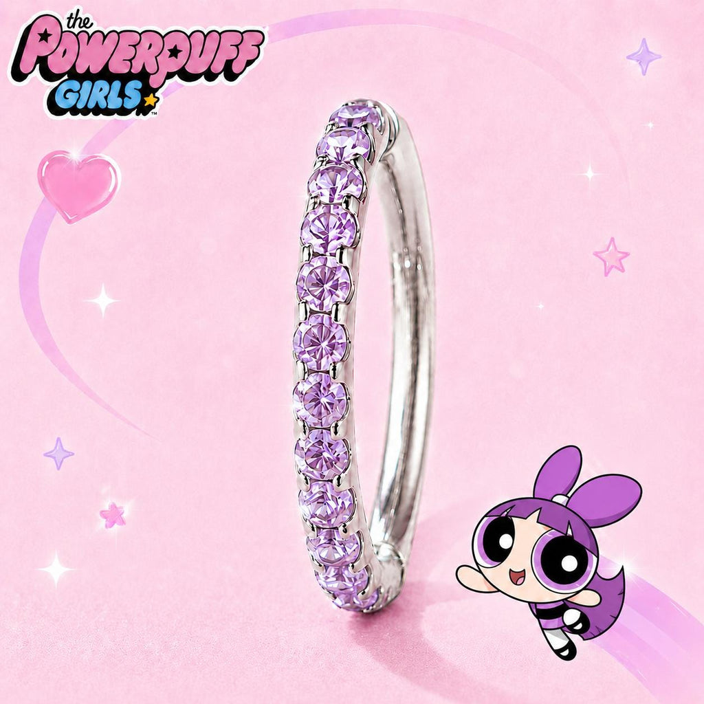 Crystal Pavé Clicker Ring detail 3