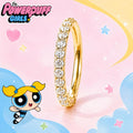 Crystal Pavé Clicker Ring detail 4