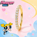 Crystal Pavé Clicker Ring detail 4