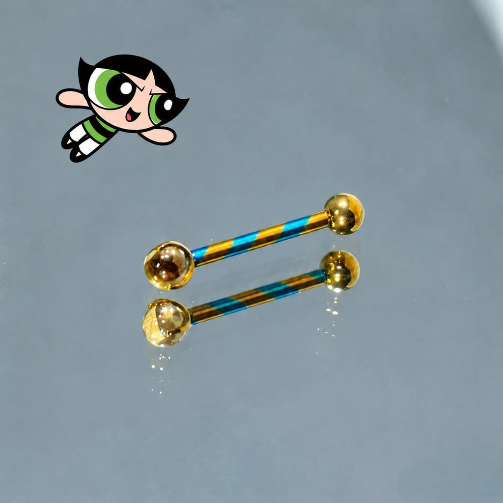 Opal Tongue Barbell detail 5