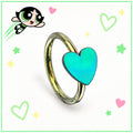 Heart Clicker Ring detail 2