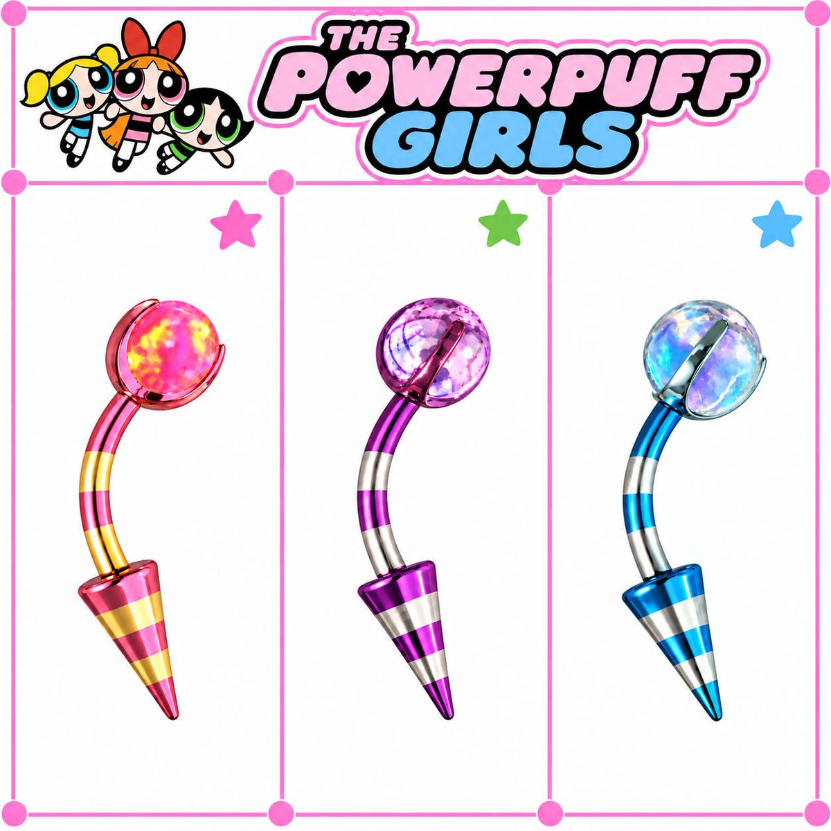 Orb & Spike Eyebrow Ring
