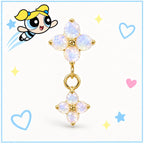 Flower Dangle Labret Stud detail 6