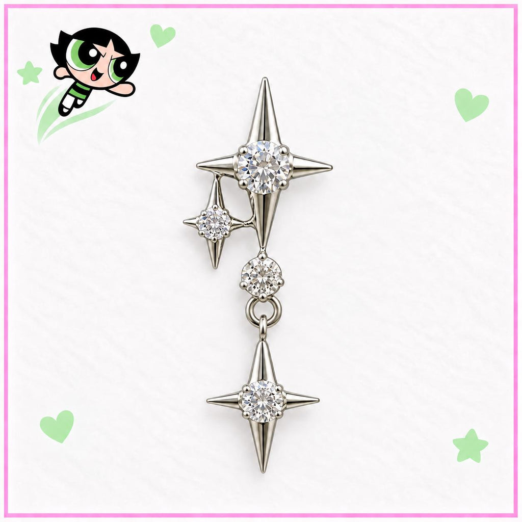 Starburst Dangle Labret detail 3