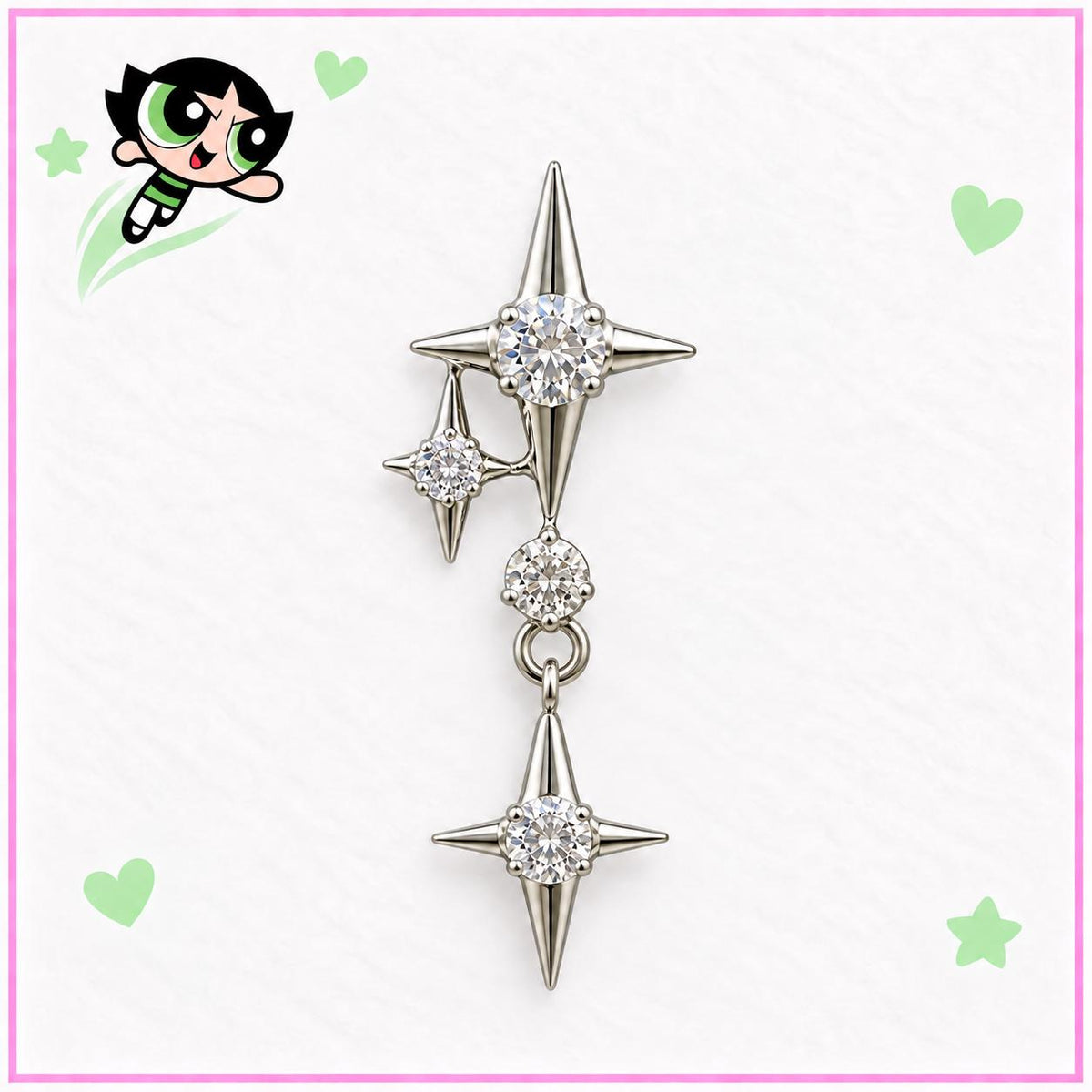Starburst Dangle Labret detail 3