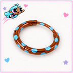 Multicolor Dot Clicker Ring detail 2