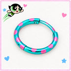 Multicolor Dot Clicker Ring detail 5