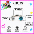 Gem Horseshoe Ring detail 8