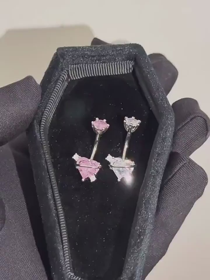 Winged Heart Titanium Belly Ring video