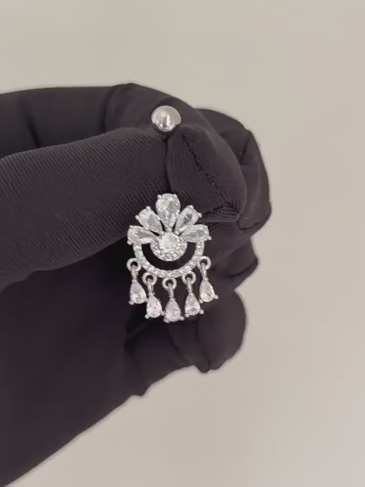 Crown Chandelier Titanium Belly Ring video