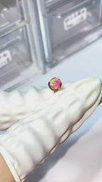 Multicolor Titanium Jelly Opal Piercing Top