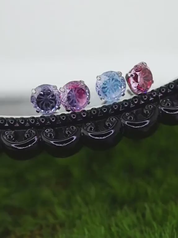 Spiderweb Crystal F136 Titanium flat-back jewelry video 01