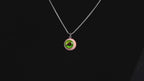 "Gamma Ray" Radioactive Green Mutant Eye Necklace - Splitting Pupil