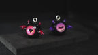"Midnight Demon" Black Sclera Eyeball Necklace