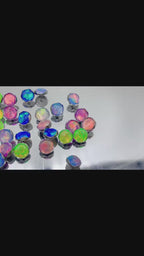 Ripple-Edge Jelly Opal F136 Titanium piercing top video 1