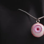 "Love Sick" Pink Exploding Iris Necklace | Kawaii Gore Aesthetic