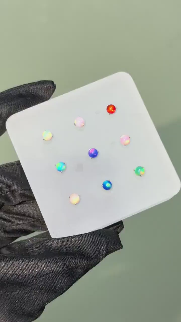 Nebula Orbit Opal F136 Titanium piercing top video 2