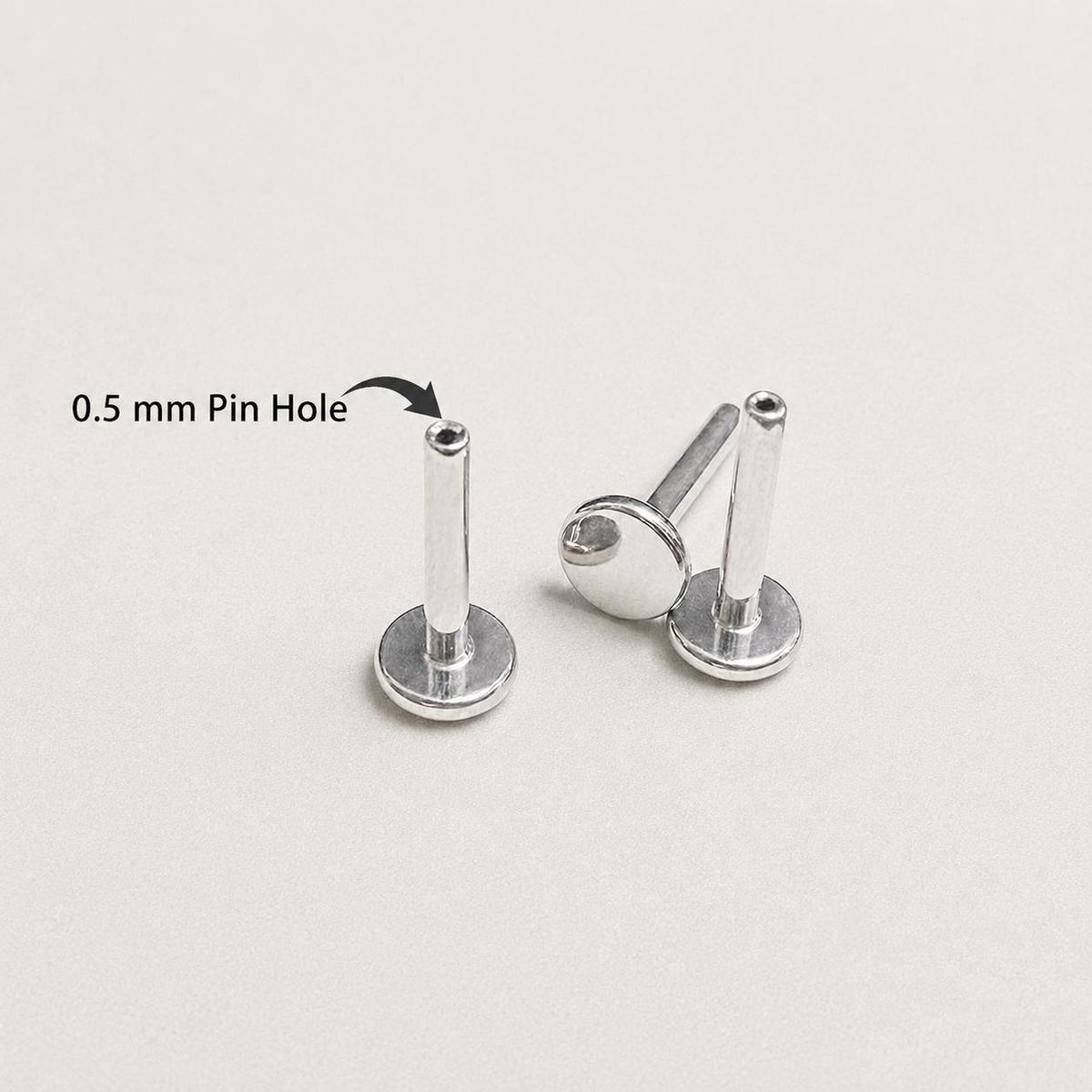 Threadless Labret Post threadless push-pin detail 7