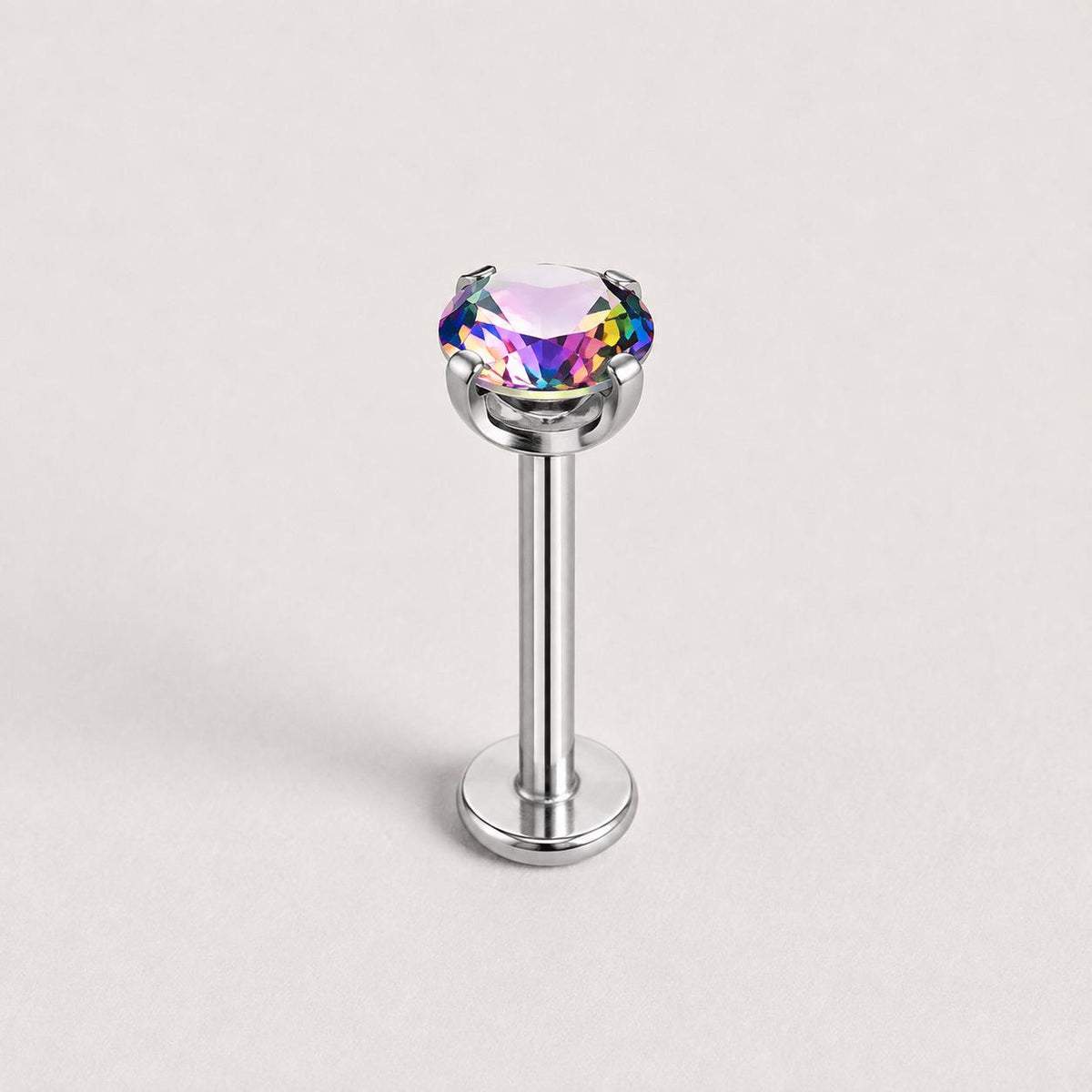 Spectrum Round CZ threadless push-pin detail 11