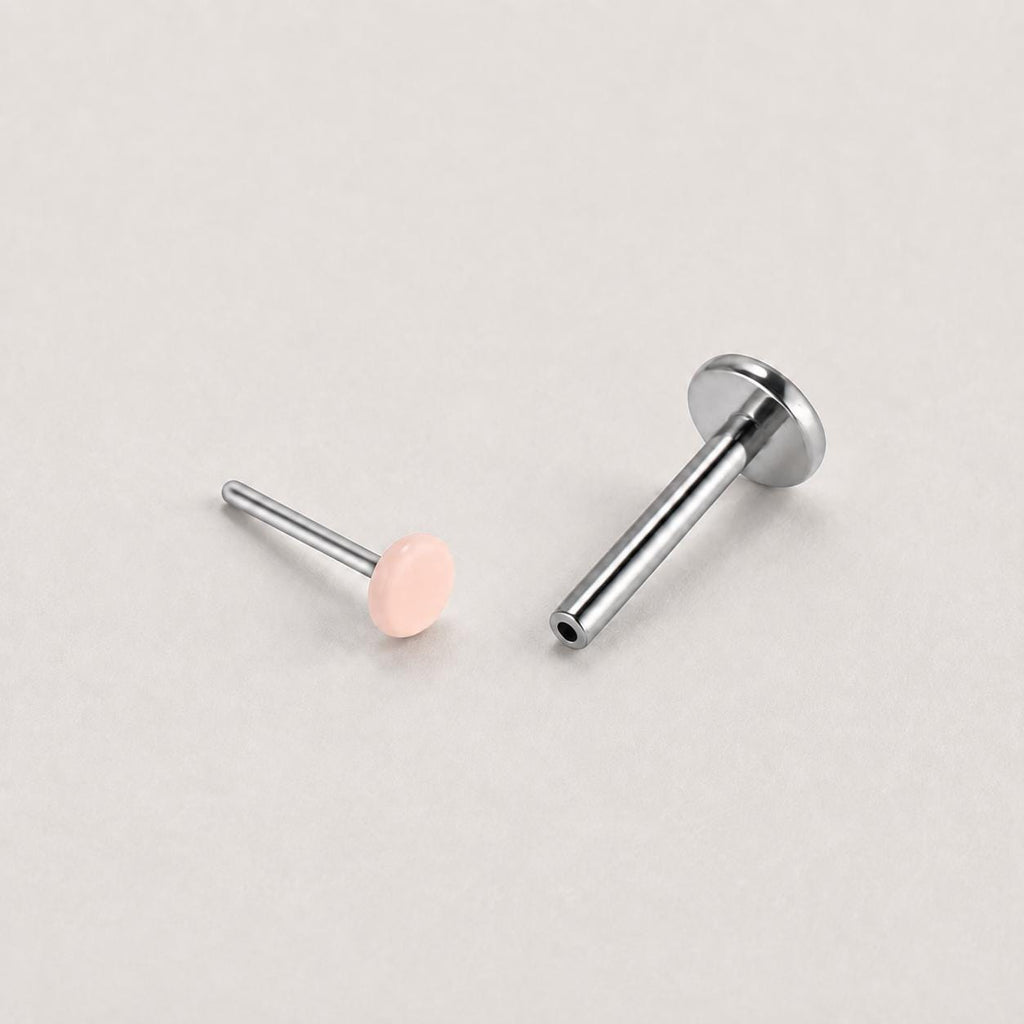 Skin-Tone Disc Shell Blush threadless push-pin jewelry