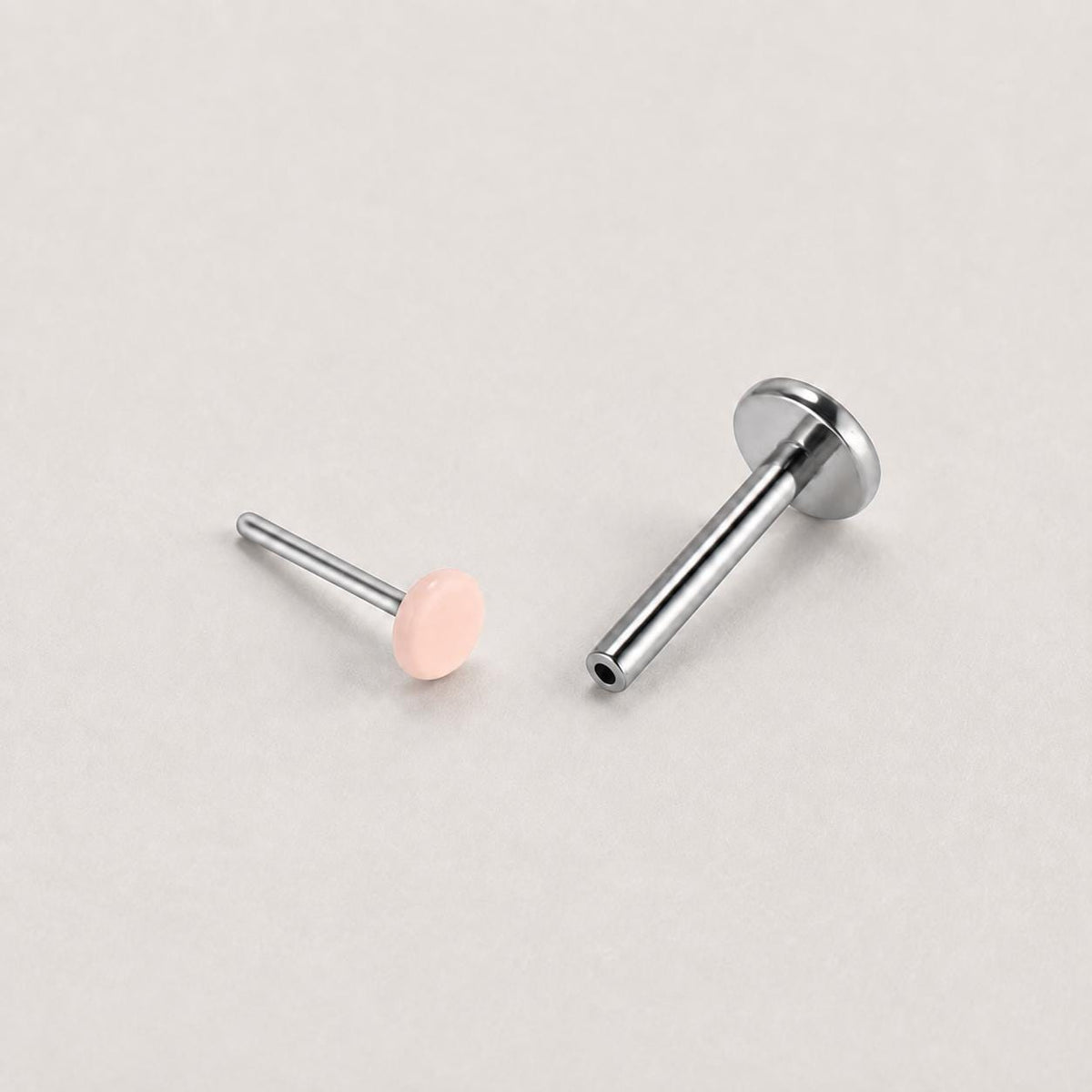 Skin-Tone Disc Shell Blush threadless push-pin jewelry
