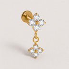 ETSY 4563551734 | IMAGE 7 | Four-Petal Flower Dangle