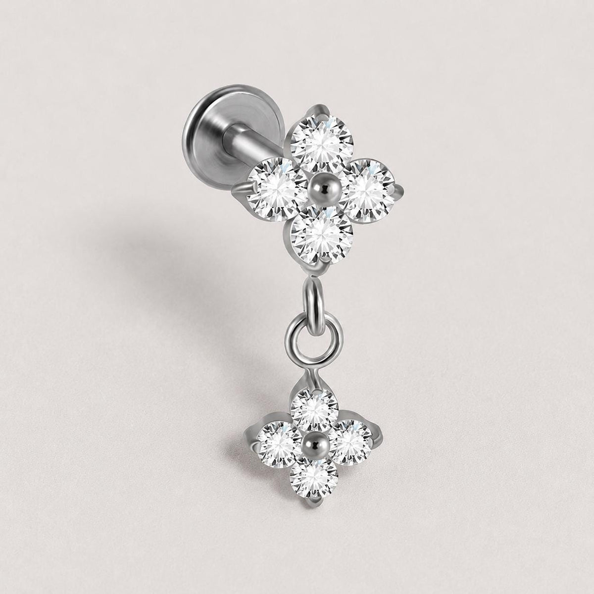 ETSY 4563551734 | IMAGE 8 | Four-Petal Flower Dangle