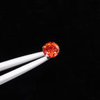 Red Moissanite Flat Back Stud - product image 4