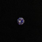 Royal Purple Moissanite Flat Back Stud - product image 5