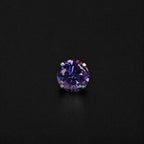 Royal Purple Moissanite Flat Back Stud - product image 6