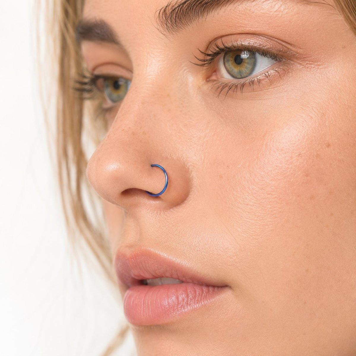 ETSY 4539770693 | IMAGE 2 | Titanium Double Hoop Septum Clicker