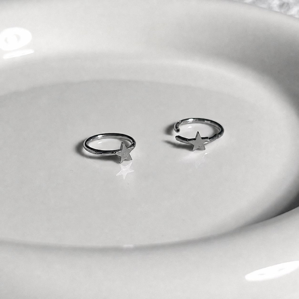 ETSY 4539854484 | IMAGE 3 | Titanium Celestial Motif Septum Clicker
